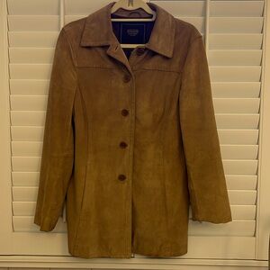 Coach Suede Barn Jacket